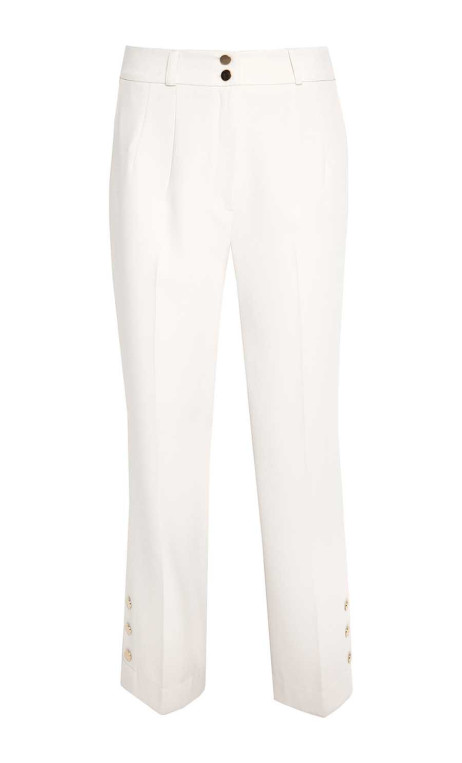 Kremowe, eleganckie spodnie RAWSON Kremowe, eleganckie spodnie RAWSON