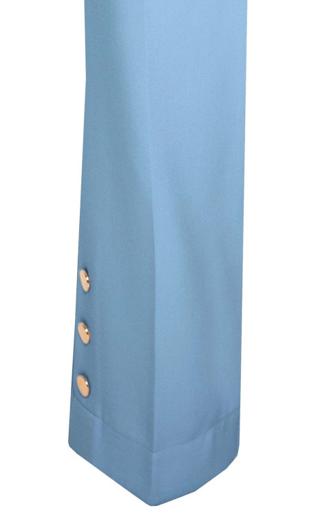 Niebieskie, eleganckie spodnie RAWSON