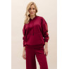 Bordowa bluza VIGO