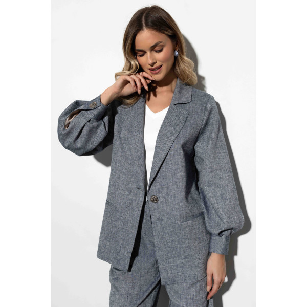 Modna marynarka damska z ozdobnymi guzikami JAZZ