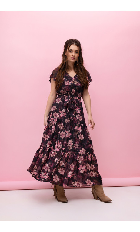 Zwiewna, romantyczna sukienka w kwiaty MISSY