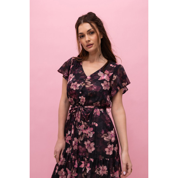 Zwiewna, romantyczna sukienka w kwiaty MISSY