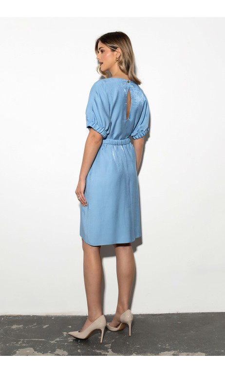 Elegancka sukienka z delikatnym połyskiem TRUDI