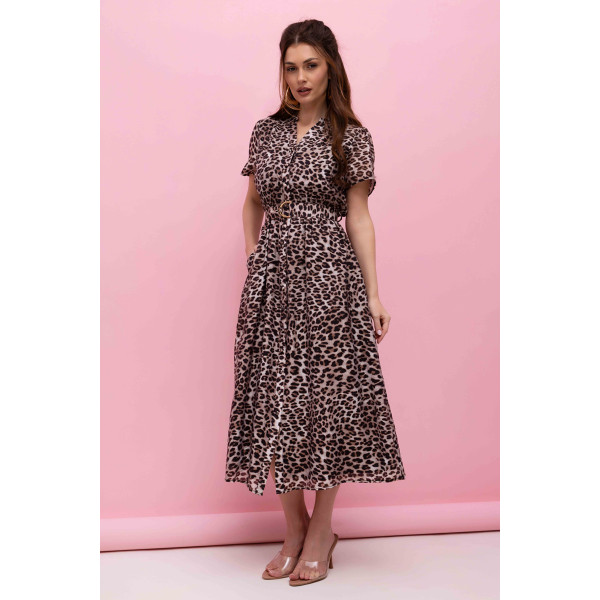 Letnia, wzorzysta sukienka damska SOBRINA