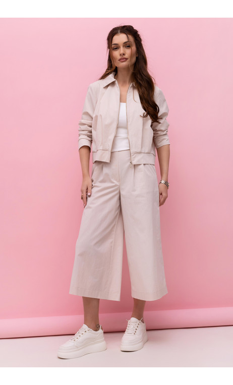 Lekka, bawełniana kurtka damska typu bomberka AGAVE