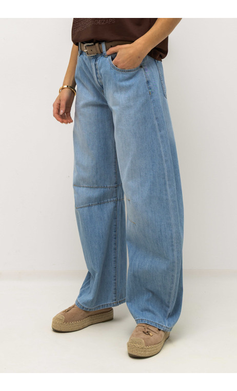 Jeansy damskie typu balloon RICCI