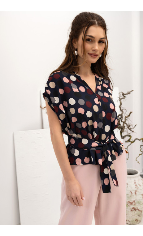 Elegancka, swobodna letnia bluzka MICHALINA