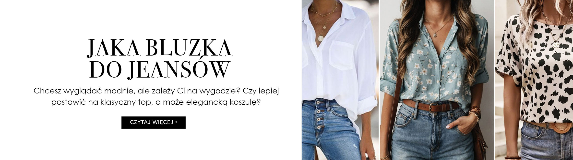 Jakie bluzki pasują do jeansów?